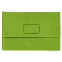 Document Wallet FC Marbig Slimpick Brights Green Pack 10 