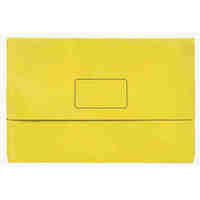 Document Wallet FC Marbig Slimpick Yellow Pack 10