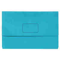 Document Wallet FC Marbig Slimpick Brights Blue Pack 10 