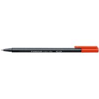 Pen Staedtler Triplus Rollerball 403 Red Box 10