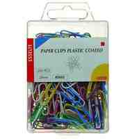 Paper Clip Esselte 28mm Coloured 40845 Box 200