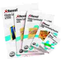 Laminating Pouch A4 Rexel 75 Micron Gloss 41621 Pack 100