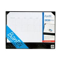 Desk Pad with Calendar Bantex 418011 Black 