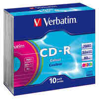 CD Recordable Verbatim 52X Speed 80 Min 700MB 41846 Box 10
