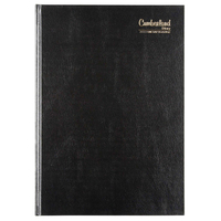 Diary Cumberland Casebound A4 Day To A Page 41ECBK Black Y2023