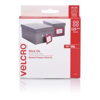Velcro Spots Hook 22mm 125 Spots White 