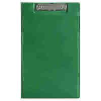 Clipfolder FC PVC Marbig Single Pocket 4300504 Green