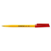 Pen Staedtler Stick 430 Fine Red Box 10