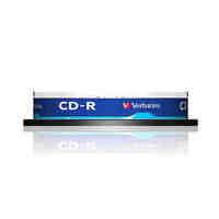 CD Rewritable Verbatim Datalife Plus Colour Disc Slim 4X Speed 700MB 43133 Pack 5