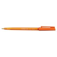 Pen Staedtler Stick Ice Ballpen Orange Box 10