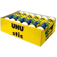Glue Stick Adhesive 40g UHU Glue Stic Blue Pack 12 