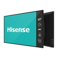 HISENSE 43DM66D 43 UHD DIGITAL SIGNAGE 500NIT 24 X 7 ANDROID 11 PANEL