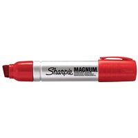 Marker Sharpie Permanent Chisel Tip Magnum 44002 Red Extra Large Jumbo 