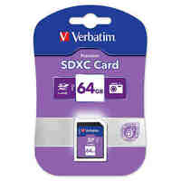 Memory Card Verbatim SDXC 64GB