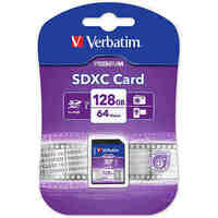 Memory Card Verbatim SDXC 128GB