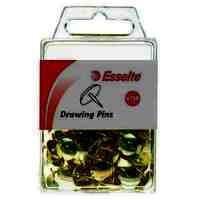 Drawing Pins Brass 45100 Esselte Pack 150 