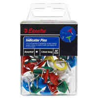 Indicator Pins Esselte Small Assorted Pack 40