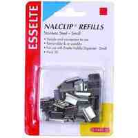 NalClip Refill Esselte 45199 Pack 50 Stainless Steel Small 