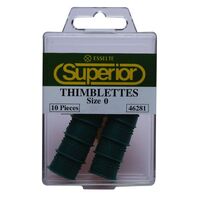 Thimblett Rubber Esselte Superior Size 0 Hangsell 46281 Box 10 Dark Green 
