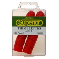 Thimblett Rubber Esselte Superior Size 1 Hangsell 46282 Box 10 Red 