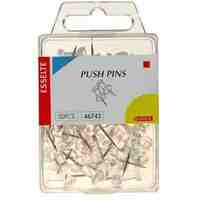 Push Pins Esselte 46742 Clear Pack 50 