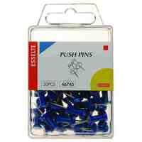 Push Pins Esselte 46743 Blue Pack 50