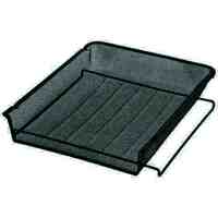 Document Tray Metal Mesh A4 Portrait Black Esselte 47546