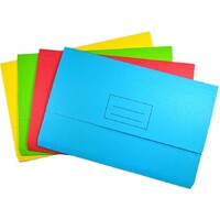 DOCUMENT WALLET STAT FC BOARD ASST PK25