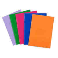 Book Sleeves 9 x 7 Assorted Solid Colours Contact Pack 5