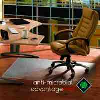 Chairmat Marbig Anti Microbial 90 x 120cm Rectangular Hard Floor