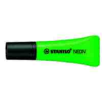 Highlighter Stabilo Neon Green Box 10