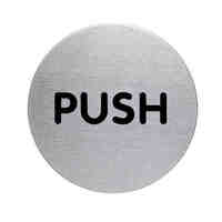 Signage Durable Pictogram 65mm Push