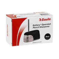 Sharpener Pencil Battery Operated Esselte 49072 Black