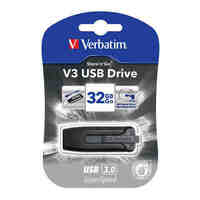 Flash Drive USB 3.0 32GB Verbatim V3 Store N Go 49173