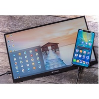 Verbatim 15.6" IPS USB-C Touch Full HD 1920 x 1080, 10 Point Touch, - Tilt, Speaker, Earphone, VESA 50mm x 50mm Business Ultra Portable IOS Monitor