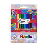 Marker Colouring Non Toxic Texta Nylorite 49872 Pack of 12 Hangsell Packets of 12 