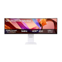 LG 49"(32:9) DUAL QHD CURVE IPS, HDMI(2), DP, USB-C, 144Hz, KVM, H/ADJ, VESA, 3YR