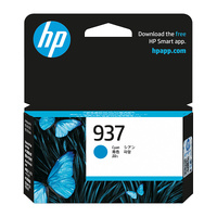 HP 937 CYAN ORIGINAL INK CARTRIDGE