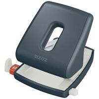 Hole Punch Leitz Cosy 2 Hole 30 Sheet Capacity with Grip Zone Velvet Grey 