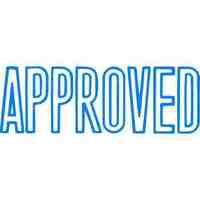 Stamp XStamper Self Inking 1008 APPROVED Blue 
