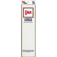 Crepe Paper Gala No 11 White 12 Packs