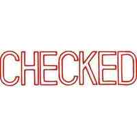 Stamp XStamper Self Inking 1038 Checked