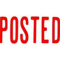 Stamp XStamper Self Inking 1047 POSTED Red 