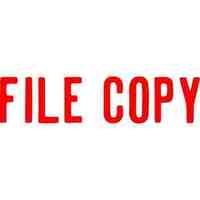 Stamp XStamper Self Inking 1071 Red Ink File Copy 
