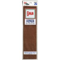 Crepe Paper Gala No 72 Dark Brown 12 Packs