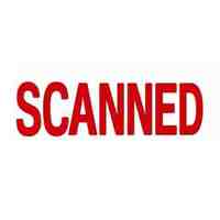 Stamp XStamper Self Inking 1196 SCANNED Bold Red 