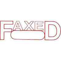 Stamp XStamper Self Inking 1350 Red Ink Faxed Date