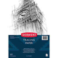 Tracing Paper Derwent 90/95gsm A3 Pad 50 Sheets 