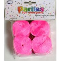 Crepe Streamers P4 Bright Pink 6 Packs Each 4 510032