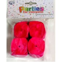 Crepe Streamers P4 Cerise 6 Packs Each 4 510036